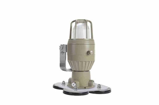 7W Explosion Proof LED Emergency Light - Class I, II, III - 120V AC - Magnetic Mount - 50' 16/3 SOOW Cord