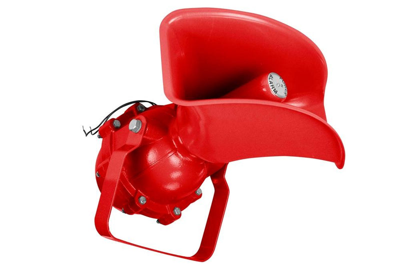 Class I, Div. I Explosion Proof Horn - Industrial Siren - Red