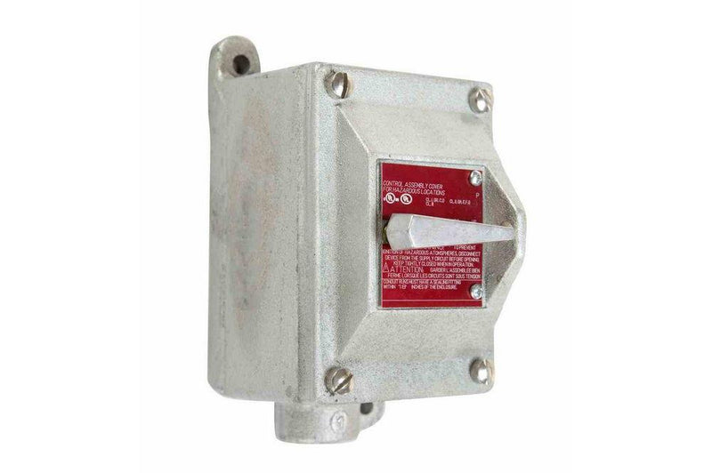 Explosion Proof Selector Switch - C1D1, C2D1 - 3 Positions, 2 Circuits - Copper-free Aluminum