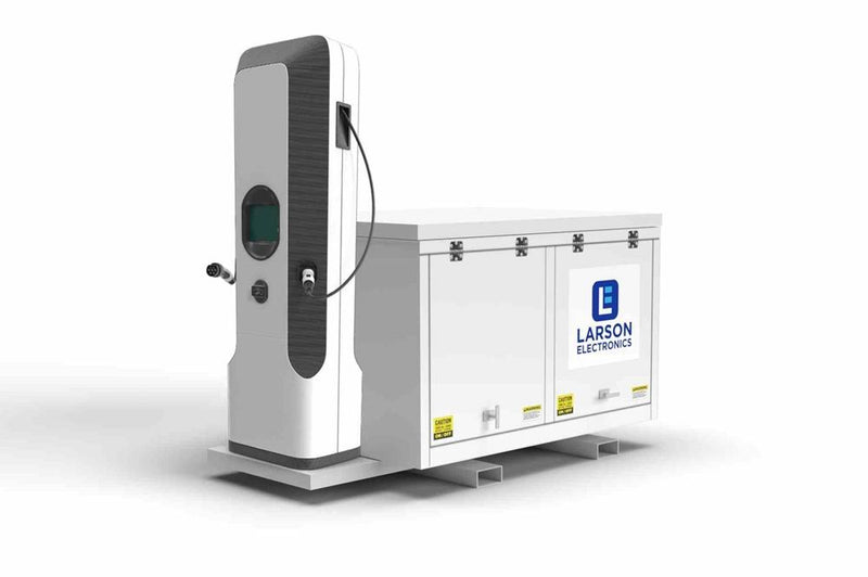Temporary Electric Vehicle Charging Station w/ Diesel Generator - Level 3 Charger, (2) Ports - 150 Gallon Tank/Skid Mount