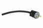 Larson Replacement Industrial Plug - 1' 10/3 SOOW Cord w/ Blunt Cut End - L5-30P Male Cord Cap