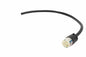 1' 14/3 SOOW Extension Power Cord - 125V - 15A Rated, Outdoor Rated - 5-15C Female Connector, Blunt Cut End