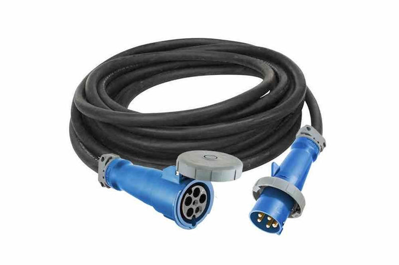 100' 8/5 SOOW Type-W Weatherproof Extension Power Cord - 60 Amps Rated - 208Y/120V - IEC 60309 560P9W Cord Cap