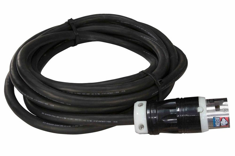 15' 6/4 SOOW Adaptor Extension Power Cord - CS6365C Male Plug - 125/250V - 50 Amp Rated - Outdoor Rated - Blunt Cut End