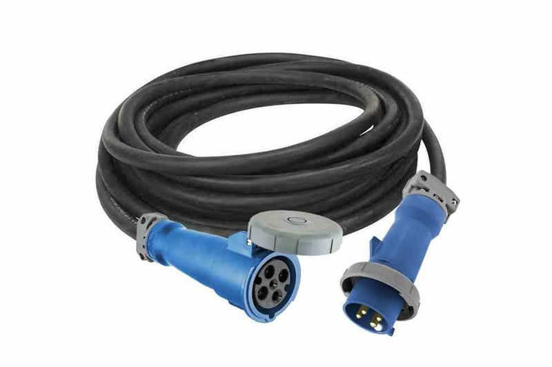 25' 4/4 SOOW Weatherproof Extension Power Cord - 60 Amps Rated - 250V - 3P4W Plug/Connector