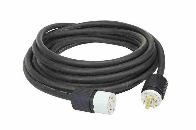 25' 8/4 Type-W Twist Lock Extension Power Cord - L16-30P to CS8164C - 480V - 30 Amp Rated Continual