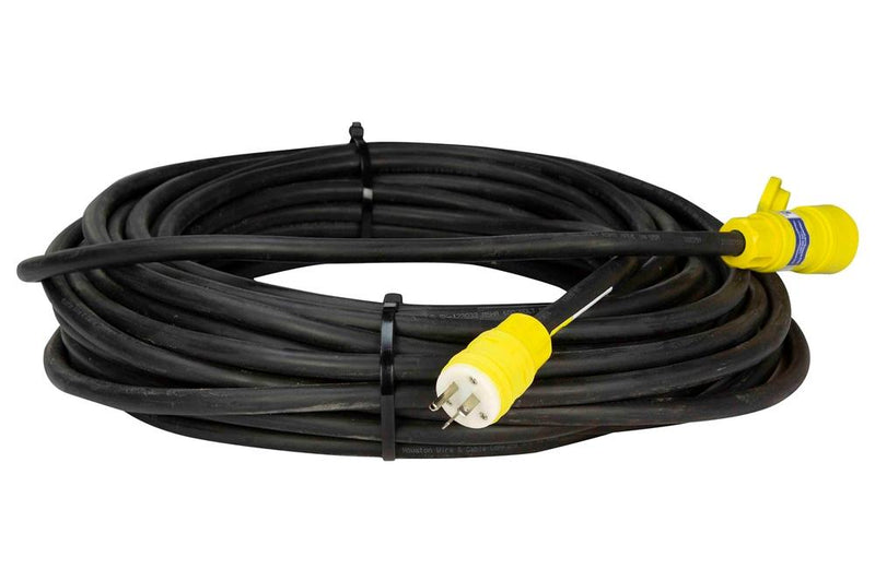 2 Meters 12/3 SOOW 15A Weatherproof Exension Power Cord - 5-15 - 125V - 15 Amp Rated - Outdoor Rated