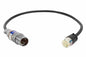 3' 14/3 SOOW Linecord - 250V - 30A - Male Pin/Sleeve Plug- 6-15C Female Connector- Hot Work Permit