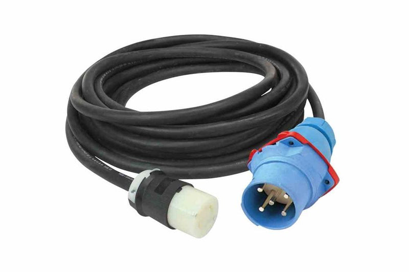 50' 10/3 SOOW Twist Lock Extension Power Cord - Meltric 63-68073 30A to NEMA L6-30C - 250V - 30 Amp Rated Continual