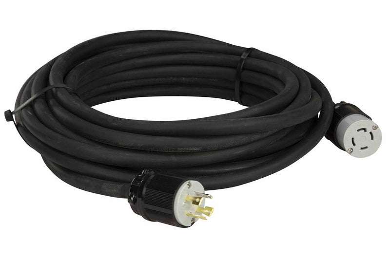 50' 10/4 SOOW Twist Lock Exension Power Cord - L14-30 - 125/250V - 30 Amp Rated - Outdoor Rated