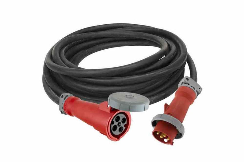 50' 6/4 SOOW Weatherproof Extension Power Cord - 60A Continuous - 480V Delta 3PH