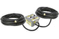 Voltage Y Splitter Extension Power Cord - (1) SSR-50C - (2 Sets) 8/4 SOOW Cord w/ (2) L14-30P