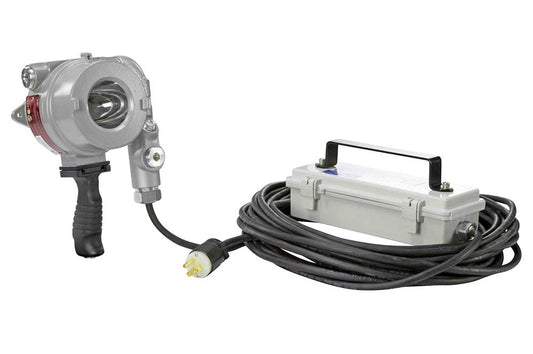 12W Explosion Proof Handheld LED Light Fixture - 1320 Lumens - 120-277VAC Step Down to Low Voltage - 50' 16/3