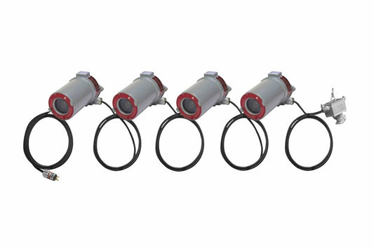 48W Explosion Proof LED String Light - (4) Lamps - C1D1/C2D1 - 120-277V AC - Daisy Chain - Mounting Holes