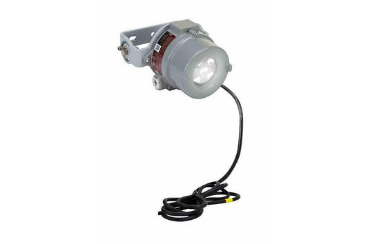 25W Explosion Proof White LED Indicator Light- C1D1-2 - C2D1-2 -Aluminum Housing- 9-60VDC - 10' Cord