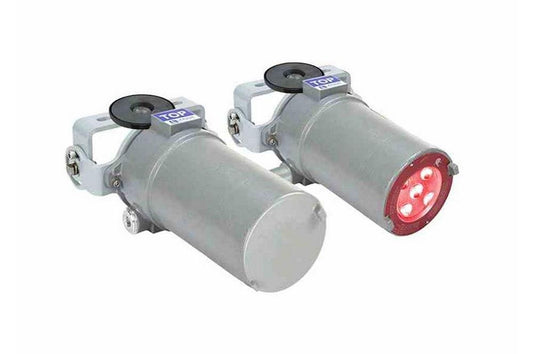 25W Explosion Proof Rechargeable Red Forklift LED Warning Light- C1D1-2 - C2D1-2 - Aluminum Housing
