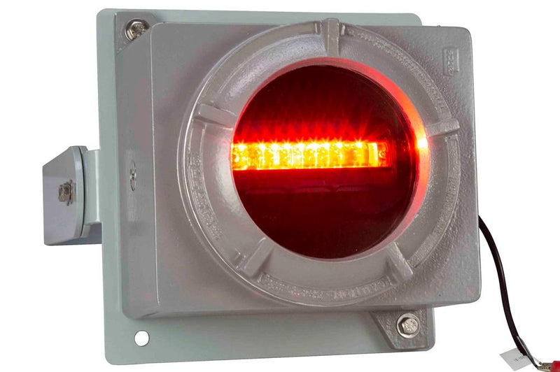 27W Explosion Proof Forklift LED Zone Light - Pedestrian Safety - Red - 10-100V DC - ATEX/IECEX