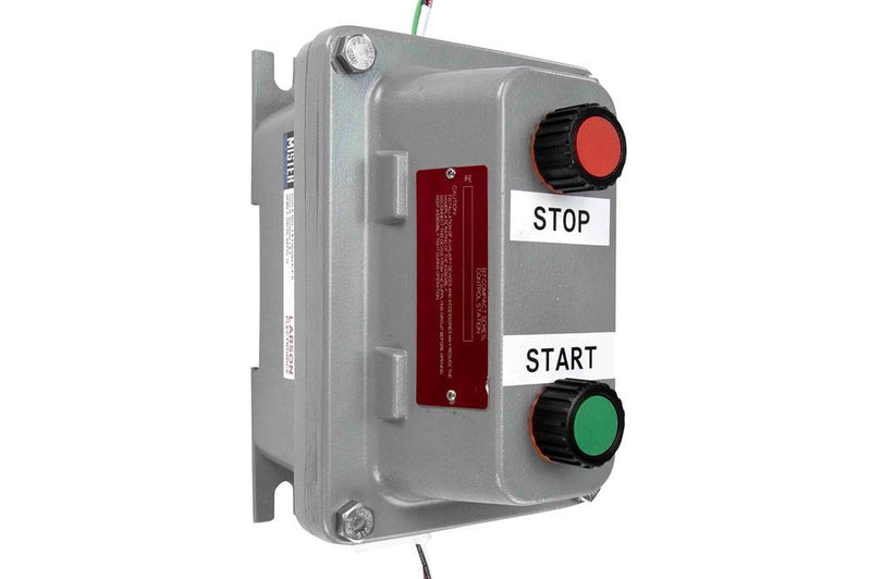 Explosion Proof Automatic Timer - Class I, II, III - 120-277V, 1-phase - 24-hour Timer, Green/Red Push Button - NEMA