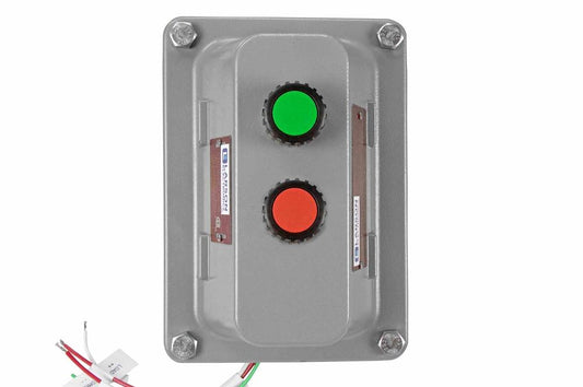 Explosion Proof Automatic Timer - Class I, II, III - 208V AC, 3-phase - 60-Min Timer, Green/Red Push Button - NEMA