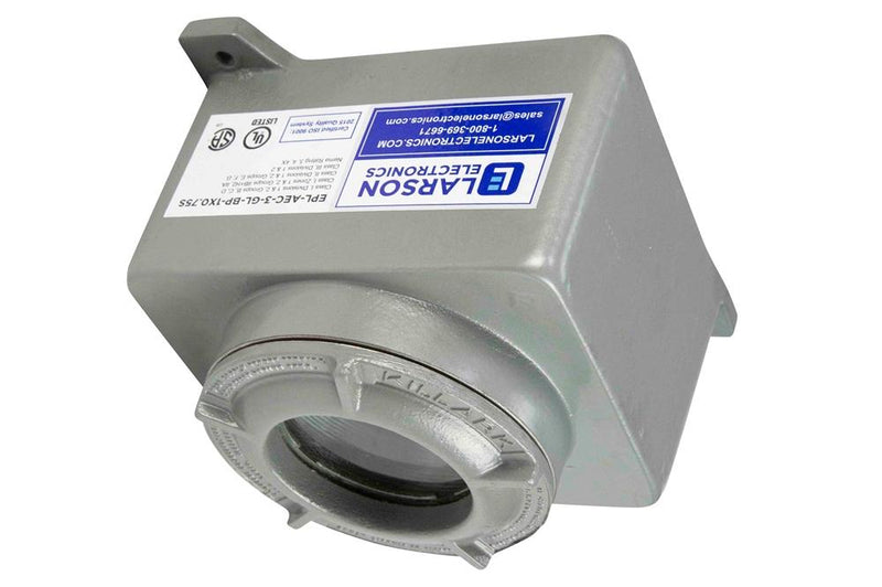 Explosion Proof Enclosure for Raspberry Pi - 3" Lens - Class I, II, III - ATEX/IEC - (2) 3/4" Hubs