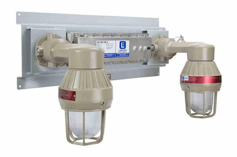 50W Emergency LED Lighting System - 90 Minutes - Explosion Proof Bug Eyes - 120/277V - C1D1&2