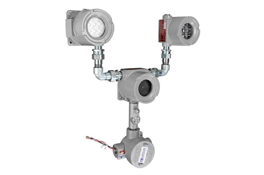 Explosion Proof Bug Eye Emergency LED Fixture - Self-Testing - 90 Minute Emergency Runtime - 24VDC