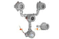Explosion Proof Bug Eye Emergency LED Fixture - Class I, II, III - Self-Testing - Remote Light Head