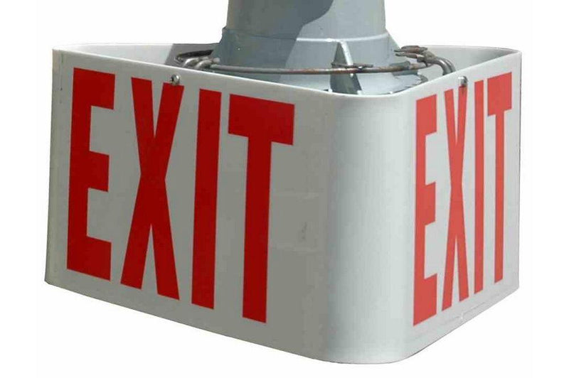 Replacement Exit Sign Assembly for EXP-EMG-EXT-12W Emergency Backup Failsafe Lighting Fixtures