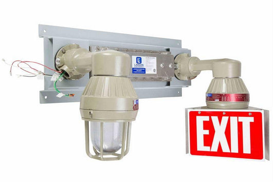 Explosion Proof Emergency Bug Eyes Exit Sign - 90 Minutes - C1D1 C1D2 C2D1 C2D2 - Failsafe System