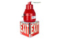26W Red Explosion Proof Compact Fluorescent Exit Sign - 450 Lumens - Class I Div 1 & 2 - 120-277V AC