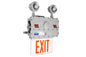 Explosion Proof LED Bug Eyes w/ Exit Sign - Class I, II, III - 120-277V - 180 Mins Emergency Runtime - IP65/N4X