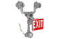 Explosion Proof Bug Eye Emergency LED Exit Fixture - Self-Testing- 90 Min. Emergency Runtime- C1D1&2