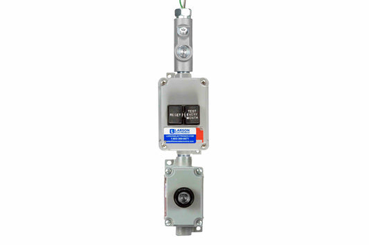 Larson 20A Explosion Proof Ground Fault Circuit Interrupter w/ Red Indicator Light - GFCI - Malleable Iron Body