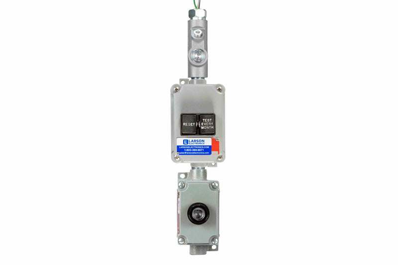 Larson 20A Explosion Proof Ground Fault Circuit Interrupter w/ Red Indicator Light - GFCI - Malleable Iron Body