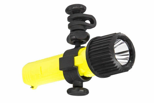 Intrinsically Safe LED Spotlight for Fireman Helmet - C1D1 / C2D1 - 564' Beam - IP67 - ATEX/IECEx