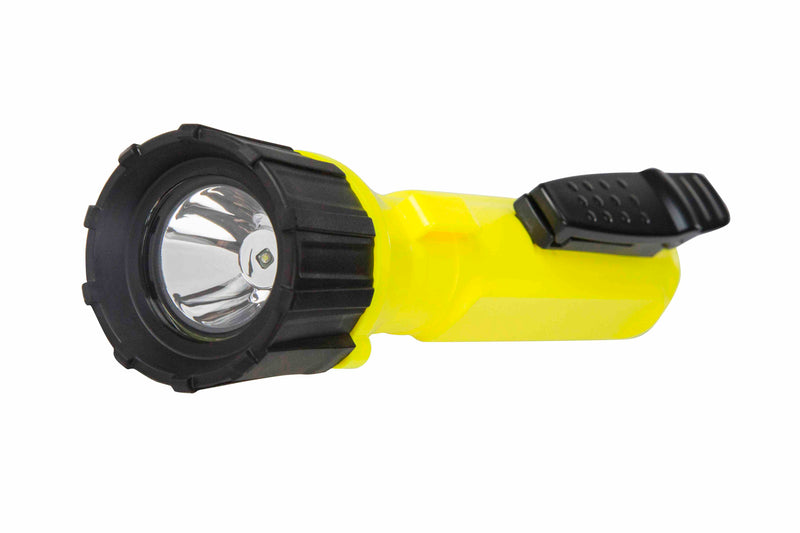 Larson Intrinsically Safe LED Flashlight - C1D1 / C2D1 - 499' Beam - IP67 - ATEX /IECEx - 2-way Belt Clip