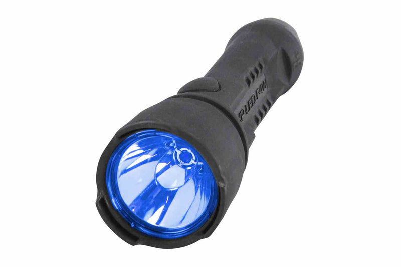 Larson 4W Explosion Proof LED Flashlight - 100 Lumens - IP67 - Blue Lens - Ideal for Merchant Marines