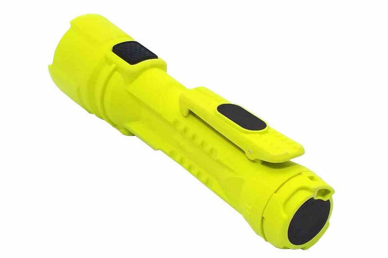 Explosion Proof LED Flashlight - C1D1 - 325 lms/High, 125 lms/Low - (3) AA Batteries, Magnetic Base/Clip - IPX7 Waterproof