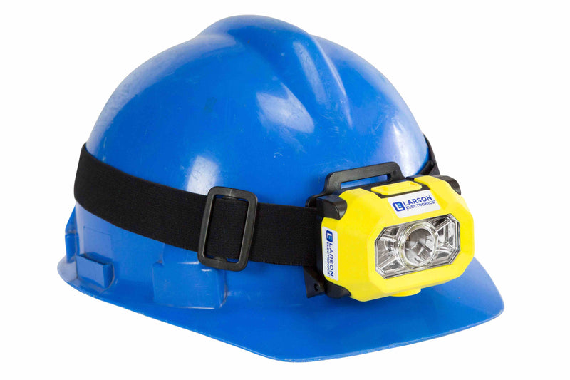 Larson Intrinsically Safe LED Headlamp - C1D1 / C2D1 - 328' Beam - IP67 - ATEX /IECEx - High/Low Beam