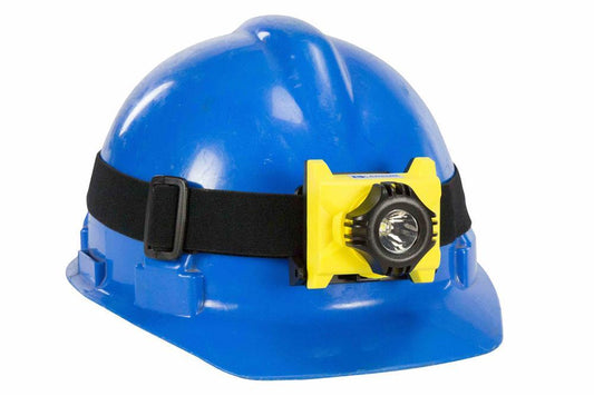 Intrinsically Safe LED Mining Headlamp - C1D1 / C2D1 - 282' Beam - ATEX /IECEx - Twist Activation