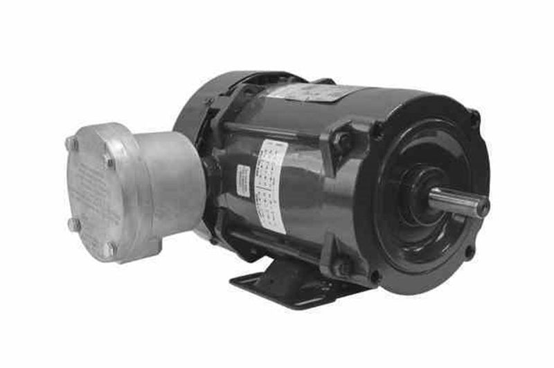 1/3 HP Explosion Proof Motor - Class I, II - 115V 1PH 60 Hz - 3600 RPM - C Face/Foot Mount - T3B