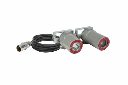 Replacement Camera/Light Assembly for EXPCMR-ALG-OZ-IC-1080P-LE1-1227-QD-12.4-M5 - 10' 12/4 SOOW Cord w/ EXP Plug