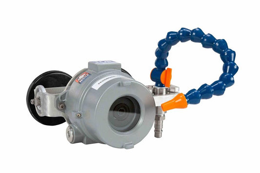 Explosion Proof Network IP Camera - 4.0MP Resolution - 20FPS - Low Light IR Array - Air Nozzle - Magnetic Mount