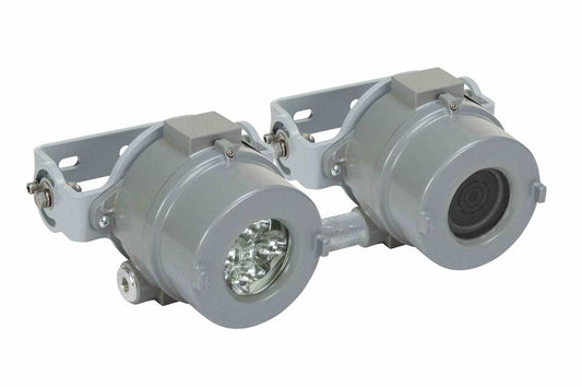 Explosion Proof Network IP Camera w/ Built-in LED Light - 8.0MP, 20FPS - PoE