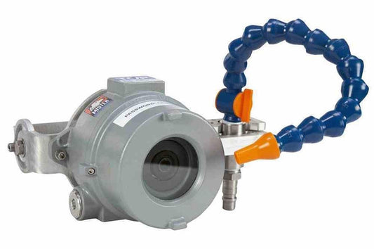 Explosion Proof Network IP Camera - 2.0MP Resolution - 30FPS - Low Light IR Array - 108Ãƒâ€šÃ‚Â° FOV - Air Nozzle - NDAA
