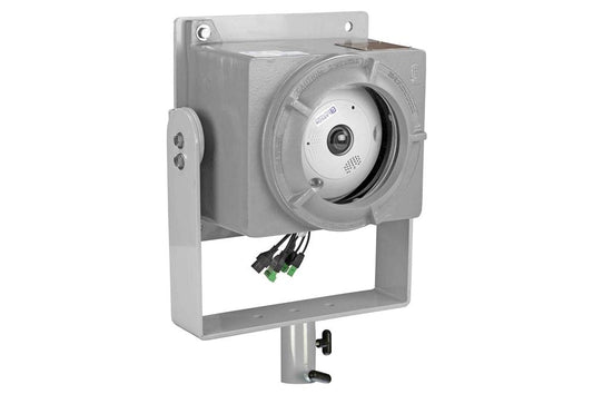 6MP Explosion Proof Digital Pan Tilt Zoom Security Camera - Pole Top Mount - 150Ãƒâ€šÃ‚Â° Coverage - C1D1