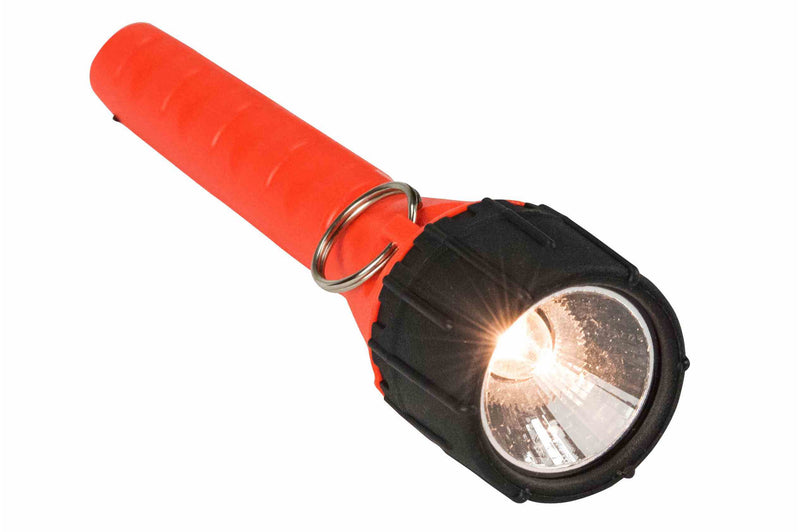 Larson Explosion Proof Halogen Flashlight - Runs off 2 AA Batteries - Class I, Div. I - Submersible to 100'