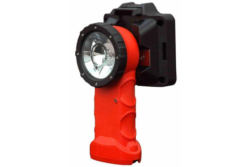 Rechargeable Explosion Proof LED Right Angle Clip Light - Class I Div 1 Groups C & D - Made in USA