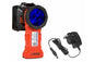 Rechargeable Explosion Proof Blue LED Right Angle Clip Light - C1D1 Groups C & D - Made in USA