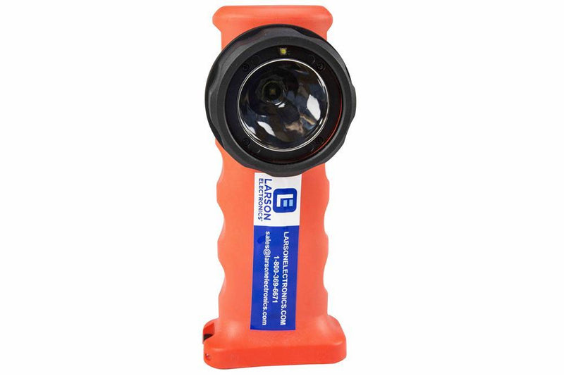 Intrinsically Safe Dual LED Right Angle Flashlight - C1D1, ATEX/MSHA - Spot/Flood - Rechargeable